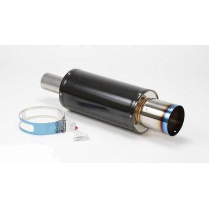 HKS Universal Carbon-Ti Cat-back Exhaust - 170mm Shell/75mm Diameter