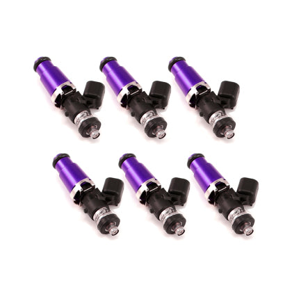 Injector Dynamics 1700cc Injectors - 60mm Length - 14mm Purple Top - Denso Lower Cushion (Set of 6) Toyota FJ Cruiser / 4Runner / Tundra