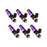 Injector Dynamics 1340cc Injectors - 60mm Length - 14mm Purple Top - Denso Lower Cushion (Set of 6) Nissan GTR-R32, R33, R34 (14mm)
