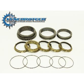 Synchrotech Carbon Synchro Sleeve Set 1-5 H22