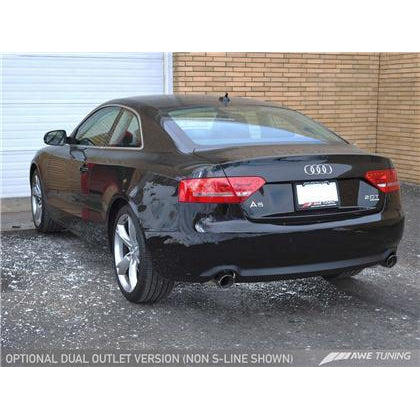 AWE Tuning Audi B8 A5 2.0T Touring Edition Exhaust - Dual Outlet Diamond Black Tips