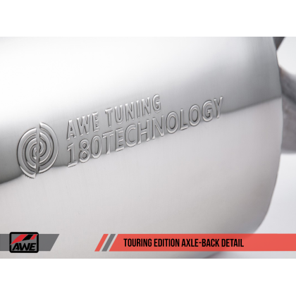 AWE Tuning BMW F3X N20/N26 328i/428i Touring Edition Exhaust Quad Outlet - 80mm Diamond Black Tips