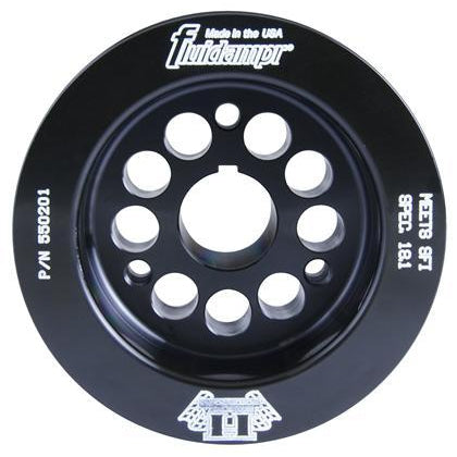 Fluidampr Ford 8BA Flat Head Wide Belt Harmonic Balancer - Ford Flathead V8 w/ Wide Belt Pulley