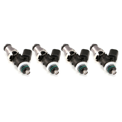 Injector Dynamics 1700cc Injectors-48mm Length-14mm Top - 14mm Low O-Ring (R35 Low Spacer)(Set of 4) Hyundai Genesis 2.0t 09-12