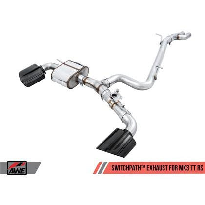 AWE Tuning 18-19 Audi TT RS 2.5L Turbo Coupe 8S/MK3 SwitchPath Exhaust w/Diamond Black RS-Style Tips