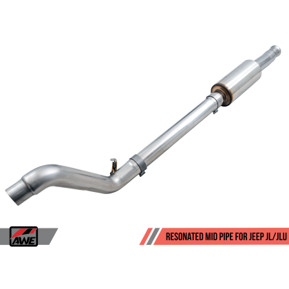 AWE Tuning 2018+ Jeep Wrangler JL/JLU 2.0T Resonated Mid Pipe