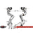AWE Tuning BMW F8X M3/M4 Non-Resonated Track Edition Exhaust - Carbon Fiber Tips (96mm)