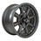 Enkei Compe 16x7 25mm Offset 4x100 Bolt Pattern 72.6mm Bore Dia Matte Gunmetal Wheel