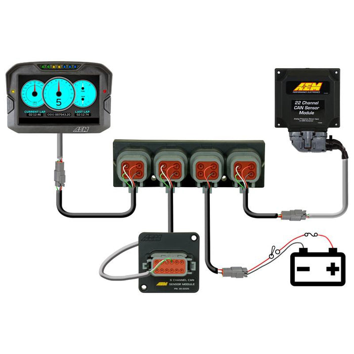 AEM 4 Port AEMnet CAN Hub