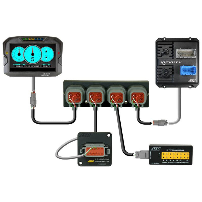 AEM 4 Port AEMnet CAN Hub