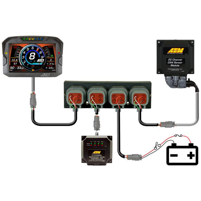 AEM 4 Port AEMnet CAN Hub