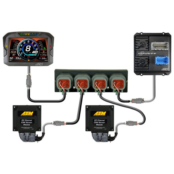 AEM 4 Port AEMnet CAN Hub