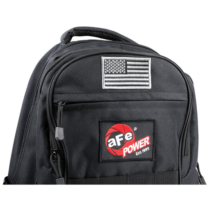 aFe Power Backpack, Outdoor Utility Style; AUX/USB Charging Ports w/ US Flag