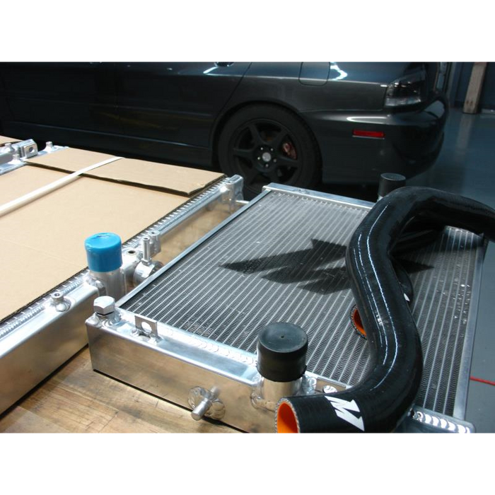 Mishimoto Half-Size Performance Aluminum Radiator, Fits Mitsubishi Lancer Evolution 7/8/9 2001-2007