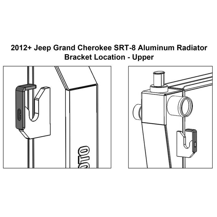 Mishimoto Performance Aluminum Radiator, Fits Jeep Grand Cherokee SRT8 2012+