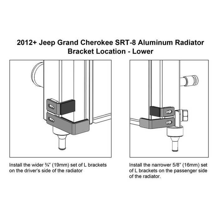 Mishimoto Performance Aluminum Radiator, Fits Jeep Grand Cherokee SRT8 2012+