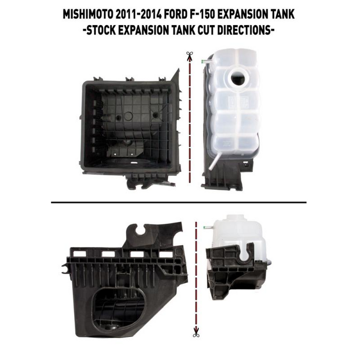 Mishimoto Aluminum Expansion Tank, Fits Ford F-150 2011-2014
