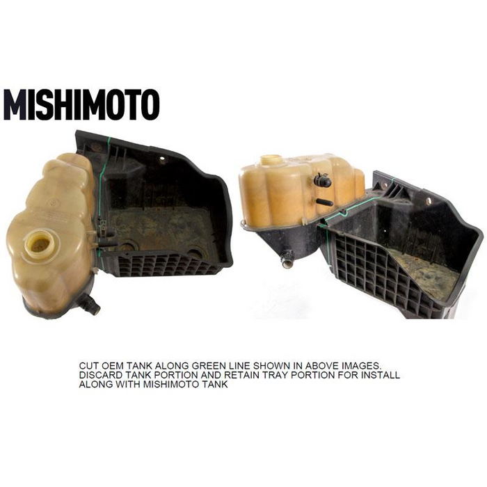 Mishimoto Aluminum Degas Tank, Fits Ford 6.4L Powerstroke 2008-2010