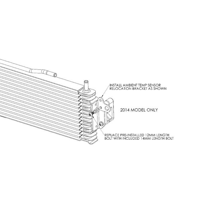 Mishimoto Transmission Cooler, Fits Chevrolet Silverado 1500 V8 2014 2018