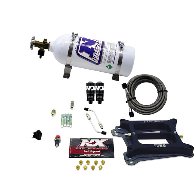 Nitrous Express 4150 Hitman 4-BBL Nitrous Kit (100-200HP) w/o Bottle