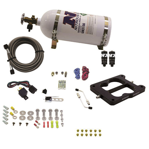 Nitrous Express Q-Jet/Holley Spread Bore Hitman Nitrous Kit (100-200HP) w/o Bottle