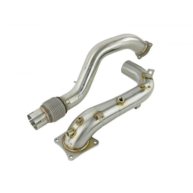 Skunk2 76mm Alpha Downpipe '18-'20 Honda Civic Type R