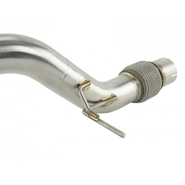 Skunk2 76mm Alpha Downpipe '18-'20 Honda Civic Type R