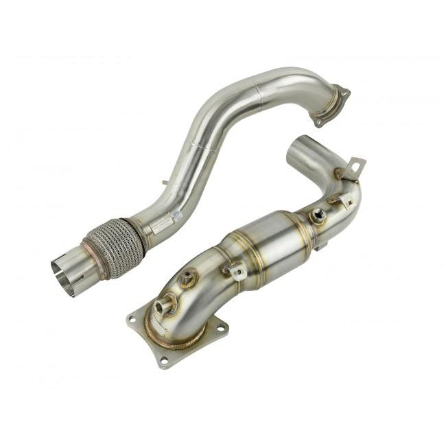 Skunk2 76mm Alpha Downpipe w/ CAT '18-'20 Honda Civic Type R