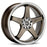 Enkei EV5 17x7 4x100/114.3 45mm Offset 72.6 Bore Diameter Hyper Black w/ Machined Lip Wheel