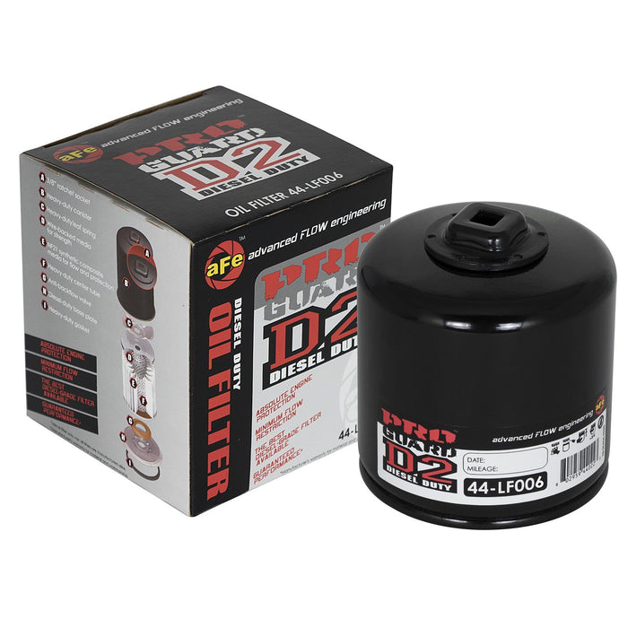 aFe Power Pro Guard D2 Oil Filter Dodge Trucks 74-08 V6-3.9L/ V8-4.7L/5.7L/5.2L 5.9L/V-10 8.3L/8.0L