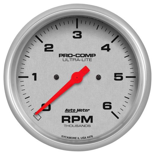 Autometer 5" In-Dash Tachometer, 0-6,000 RPM, Ultra-Lite