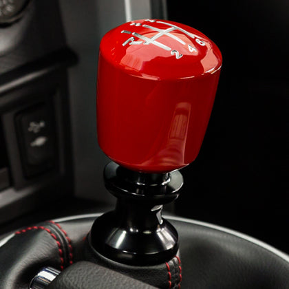 Raceseng Ashiko Shift Knob (Gate 1 Engraving) VW / Audi Adapter - Red Gloss