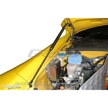 GReddy 00-09 Honda S200 AP1/AP2 Engine Hood Lifter Kit (Designed for OEM weight hoods.)