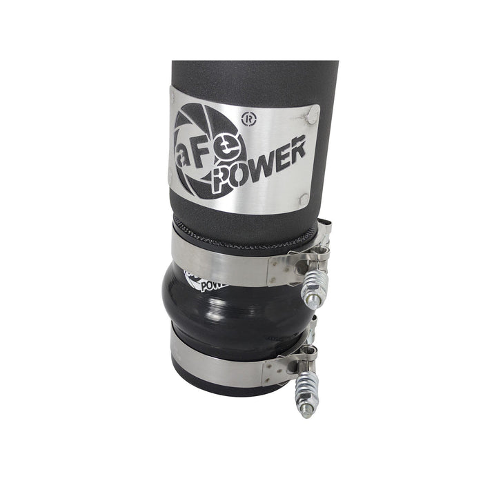 aFe Power BladeRunner 3 IN & 3-1/2 IN Aluminum Hot and Cold Charge Pipe Kit Black Dodge Diesel Trucks 07.5-09 L6-6.7L (td)