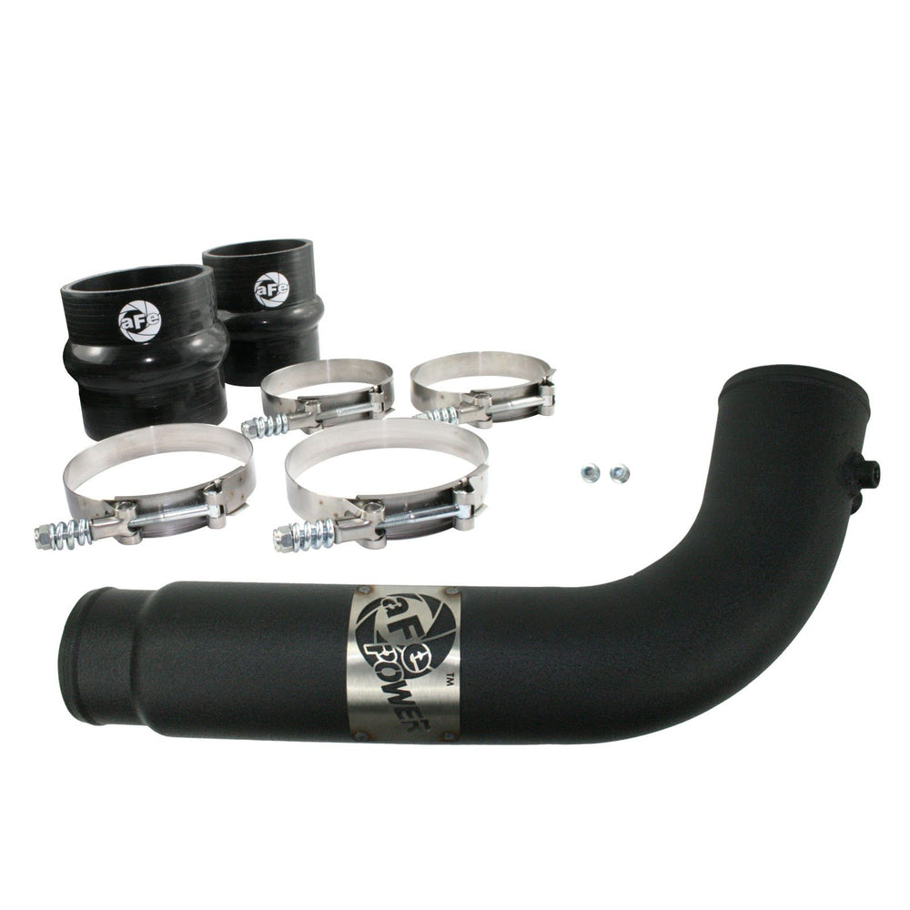 aFe Power BladeRunner 3-1/2 IN Aluminum Cold Charge Pipe Black Dodge Diesel Trucks 07.5-09 L6-6.7L (td)