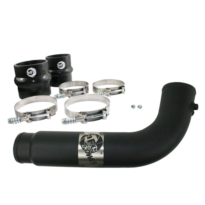 aFe Power BladeRunner 3-1/2 IN Aluminum Cold Charge Pipe Black Dodge Diesel Trucks 07.5-09 L6-6.7L (td)