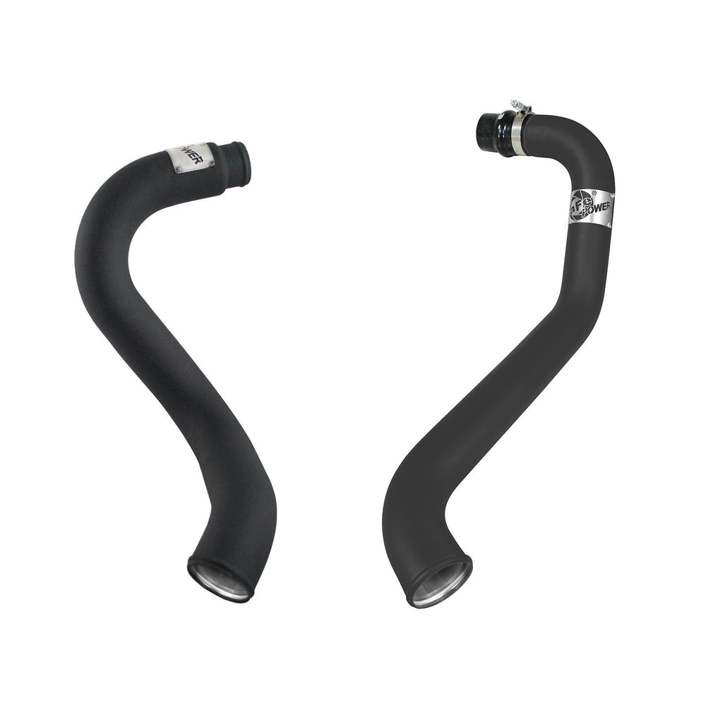 aFe Power BladeRunner 3 IN Aluminum Hot and Cold Charge Pipe Kit Black GM Diesel Trucks 02-04 V8-6.6L (td) LB7