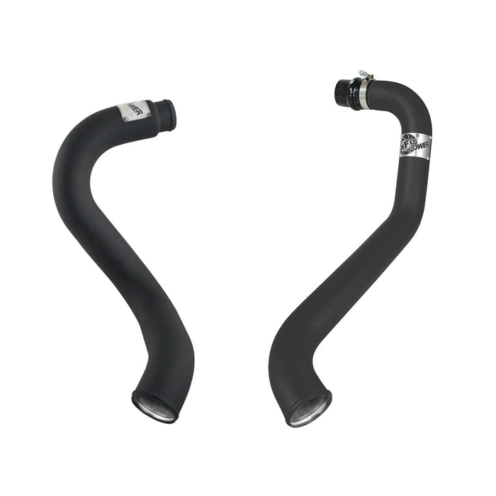 aFe Power BladeRunner 3 IN Aluminum Hot and Cold Charge Pipe Kit Black GM Diesel Trucks 02-04 V8-6.6L (td) LB7