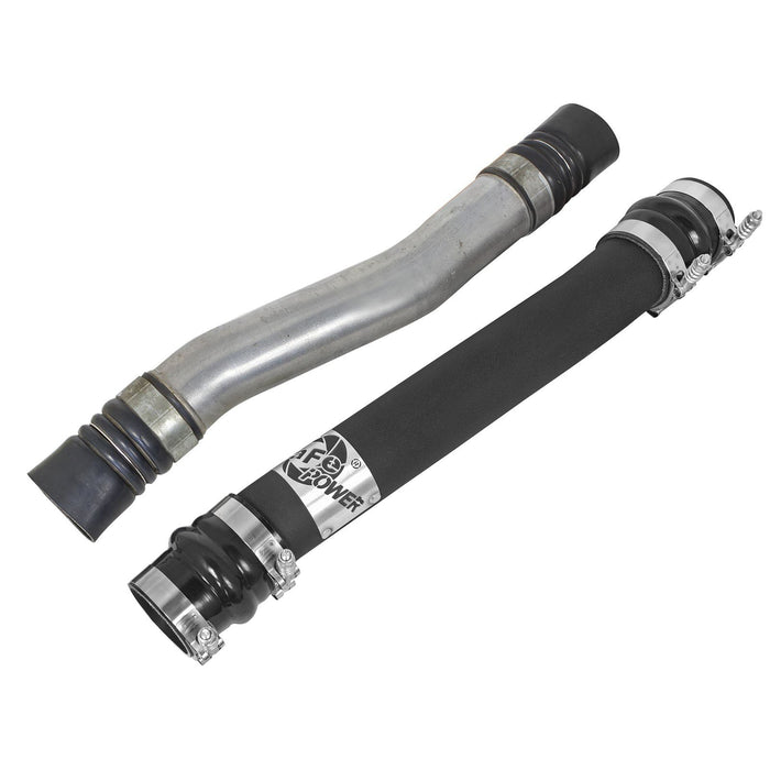 aFe Power BladeRunner 3 IN & 2-3/4 IN Aluminum Hot and Cold Charge Pipe Kit Black Dodge Diesel Trucks 10-12 L6-6.7L (td)