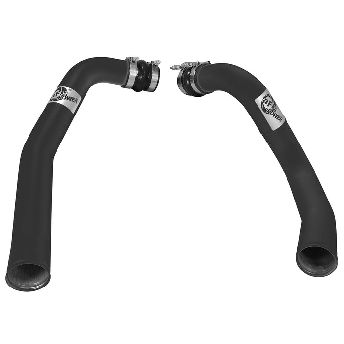 aFe Power BladeRunner 3 IN Aluminum Hot and Cold Charge Pipe Kit Black Ford Diesel Trucks 99-03 V8-7.3L (td)