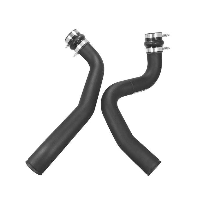 aFe Power BladeRunner 3 IN Aluminum Hot and Cold Charge Pipe Kit Black Ford Diesel Trucks 99-03 V8-7.3L (td)