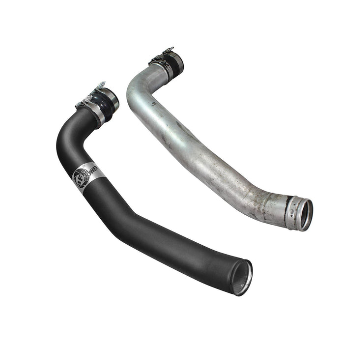 aFe Power BladeRunner 3 IN Aluminum Hot Charge Pipe Black Ford Diesel Trucks 99-03 V8-7.3L (td)