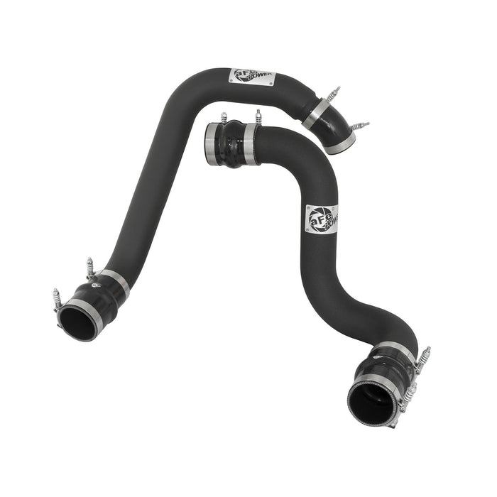 aFe Power BladeRunner 3 IN Aluminum Hot and Cold Charge Pipe Kit Black Ford Diesel Trucks 03-07 V8-6.0L (td)