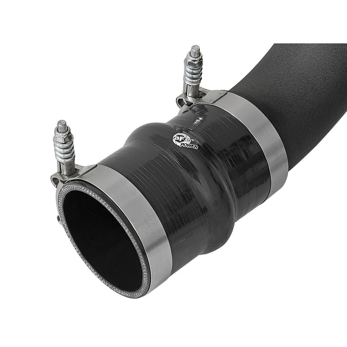 aFe Power BladeRunner 3 IN Aluminum Hot Charge Pipe Black Ford Diesel Trucks 03-07 V8-6.0L (td)