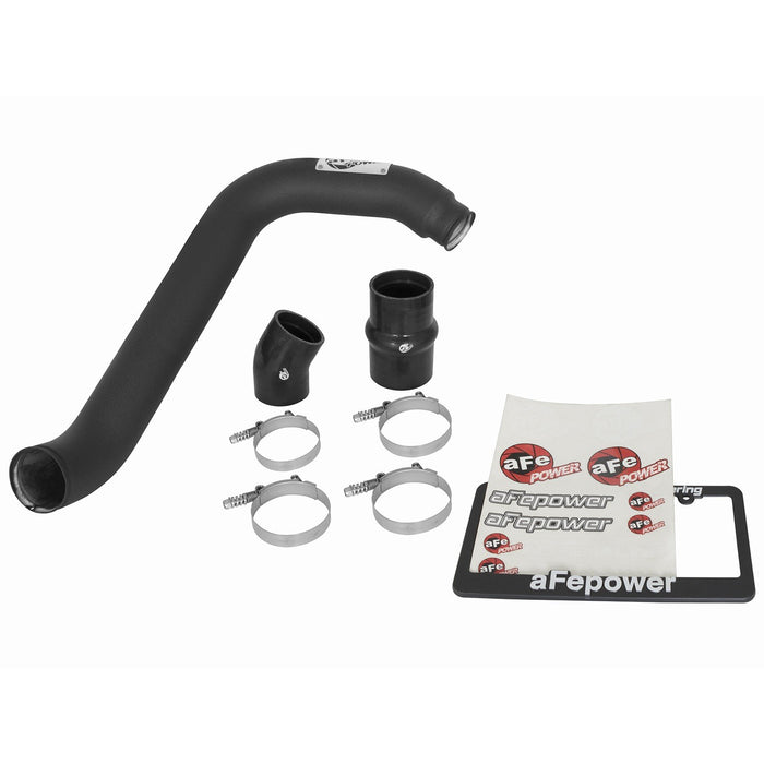 aFe Power BladeRunner 3 IN Aluminum Hot Charge Pipe Black Ford Diesel Trucks 03-07 V8-6.0L (td)