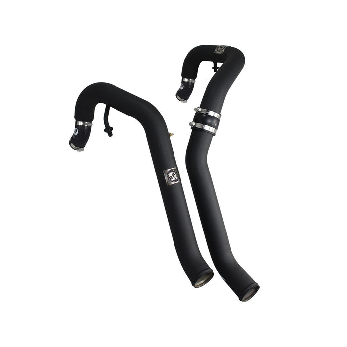 aFe Power BladeRunner 2-1/2 IN Aluminum Hot Charge Pipe Black Ford F-150 11-14 V6-3.5L (tt)