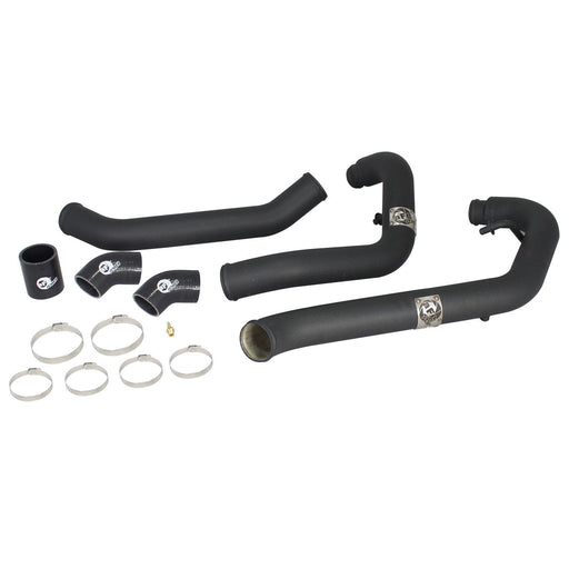 aFe Power BladeRunner 2-1/2 IN Aluminum Hot Charge Pipe Black Ford F-150 11-14 V6-3.5L (tt)