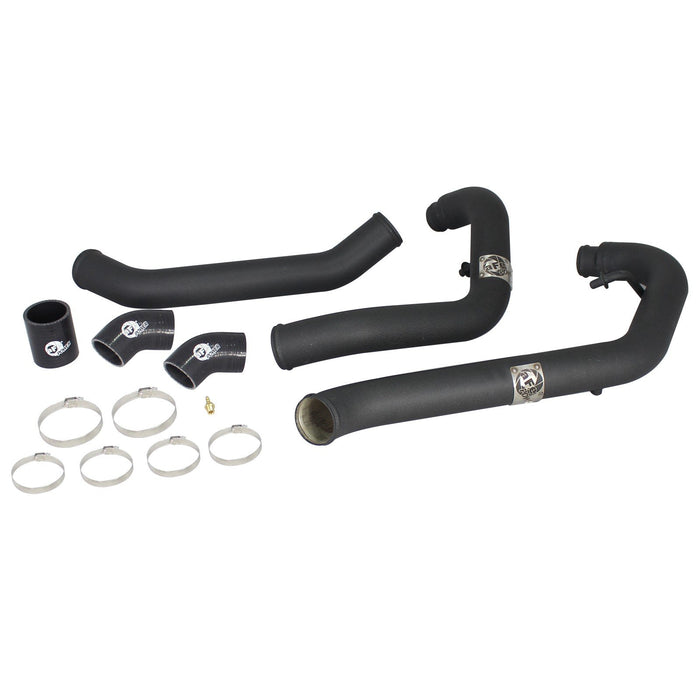aFe Power BladeRunner 2-1/2 IN Aluminum Hot Charge Pipe Black Ford F-150 11-14 V6-3.5L (tt)