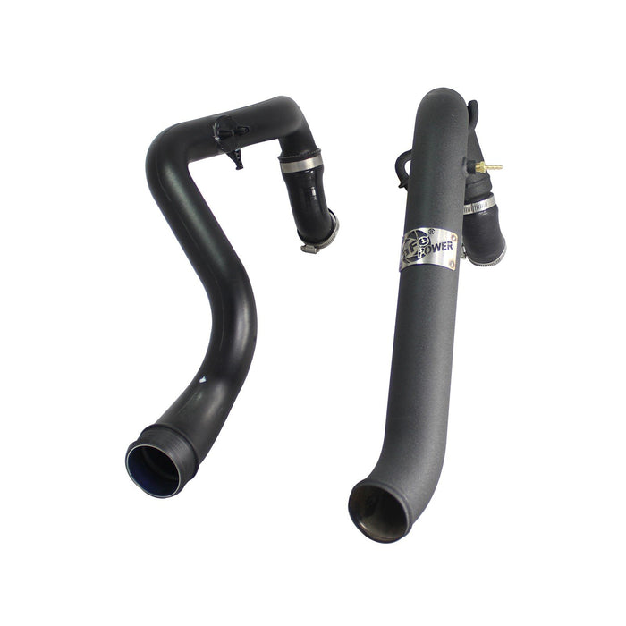 aFe Power BladeRunner 2-1/2 IN Aluminum Hot Charge Pipe Black Ford F-150 11-14 V6-3.5L (tt)