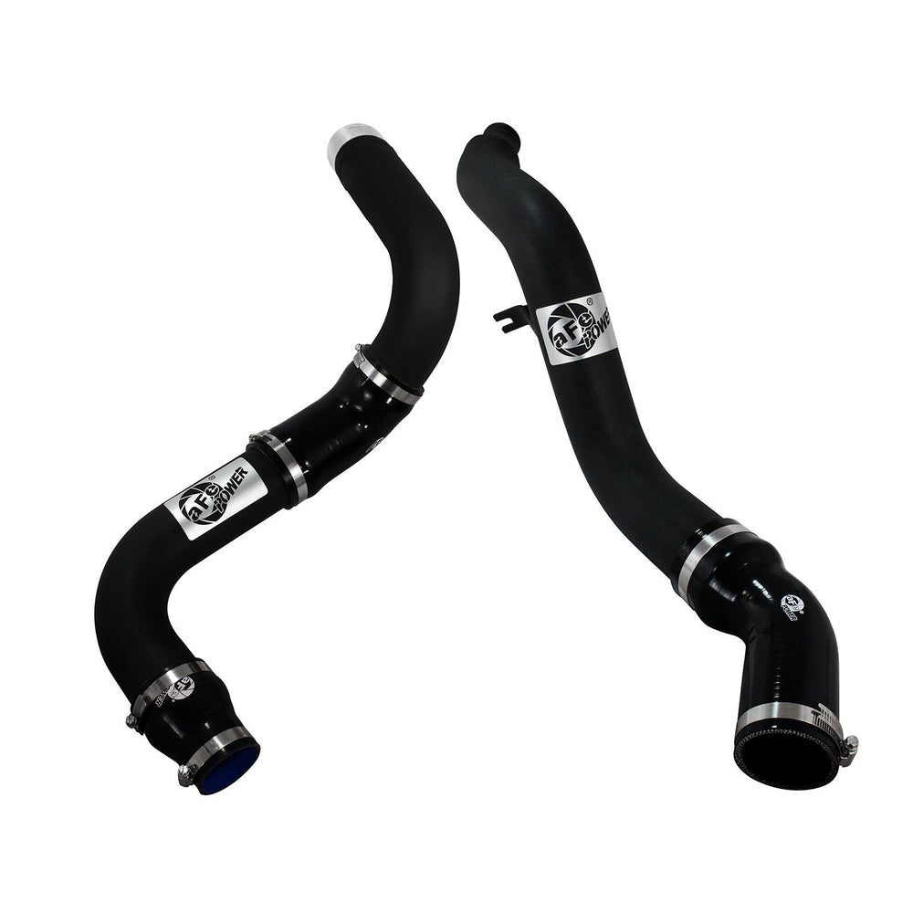 aFe Power BladeRunner 3 IN Aluminum Hot and Cold Charge Pipe Kit Black Dodge RAM 1500 EcoDiesel 14-18 V6-3.0L (td)